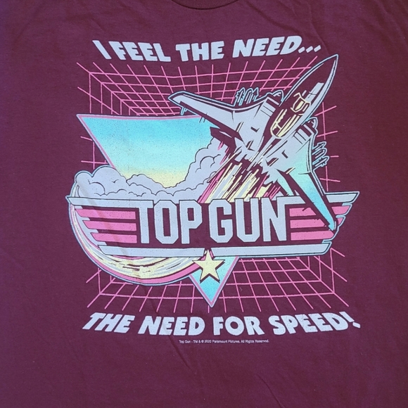 Mad😡 Engine Global🌎 LLC Top Gun⚓️ "I Feel The Need...The Need For Speed" Tee - Picture 2 of 10
